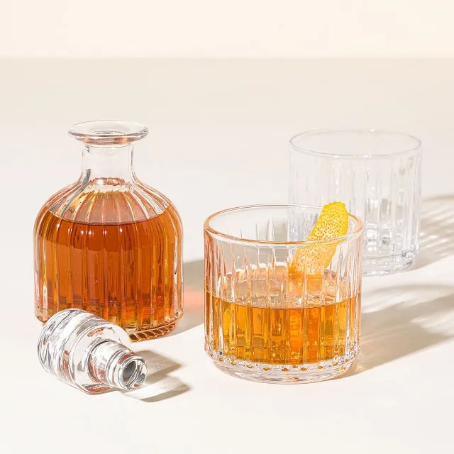 Stackable Whiskey Decanter Set