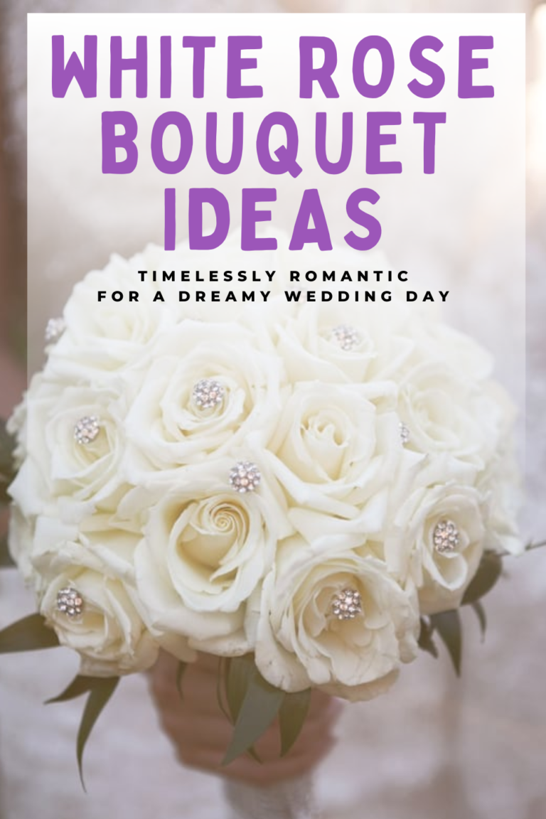 26 White Rose Bouquet Ideas That Are Timelessly Romantic