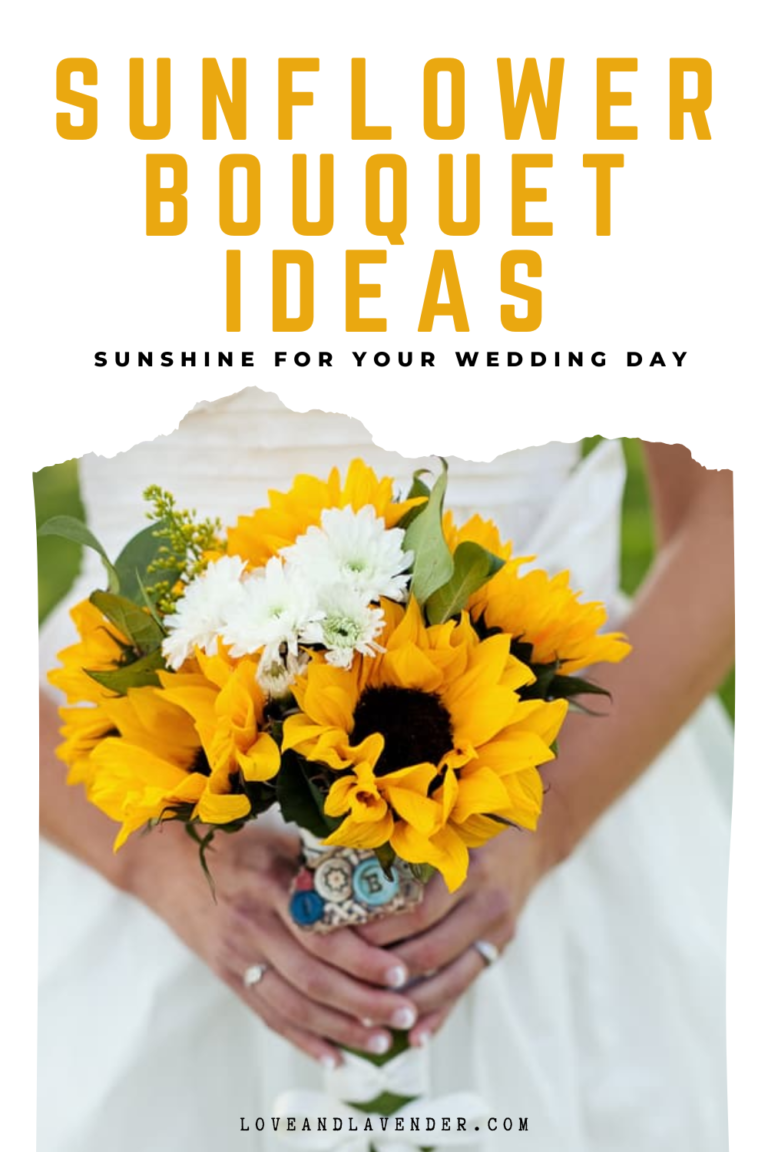 26 Sunflower Bouquet Ideas That Bring the Sunshine to Your Wedding Day