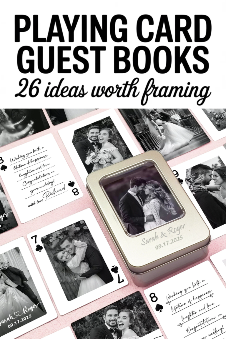 26 Playing Card Guest Book Ideas Worth Framing After the Wedding