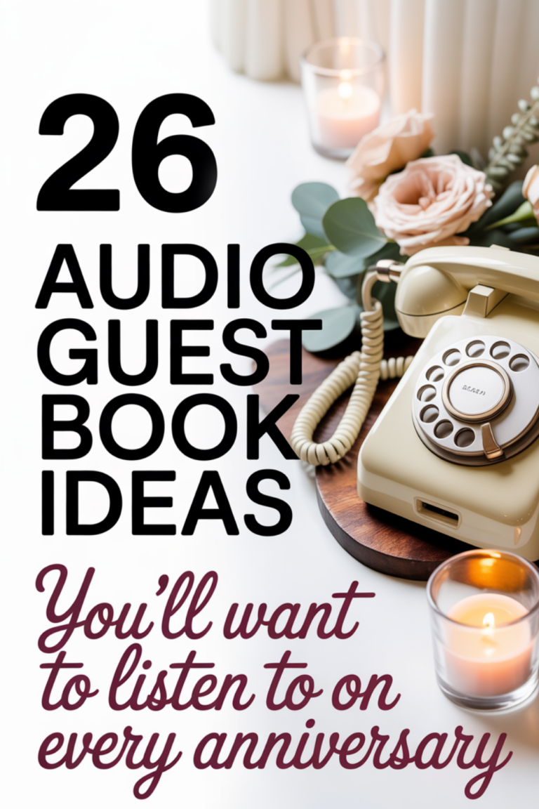 26 Audio Guest Book Ideas That Turn Voices Into Fun Memories
