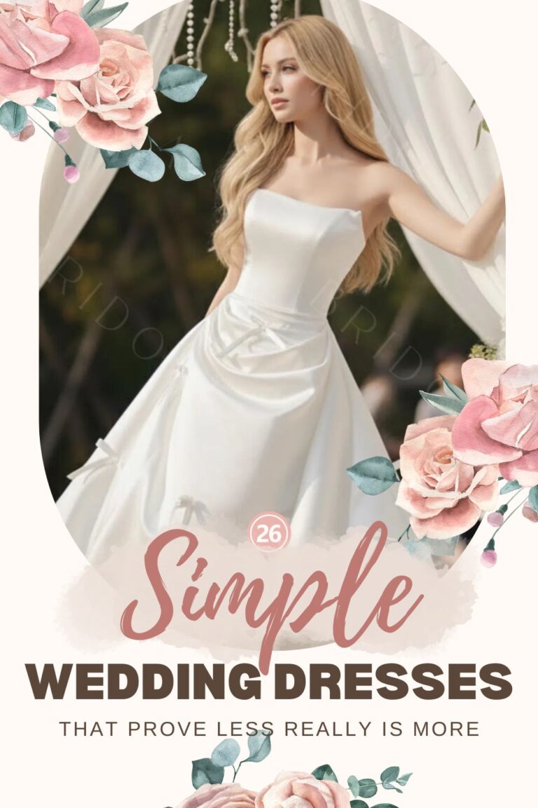 26 Simple Wedding Dresses That Prove Less Really Is More