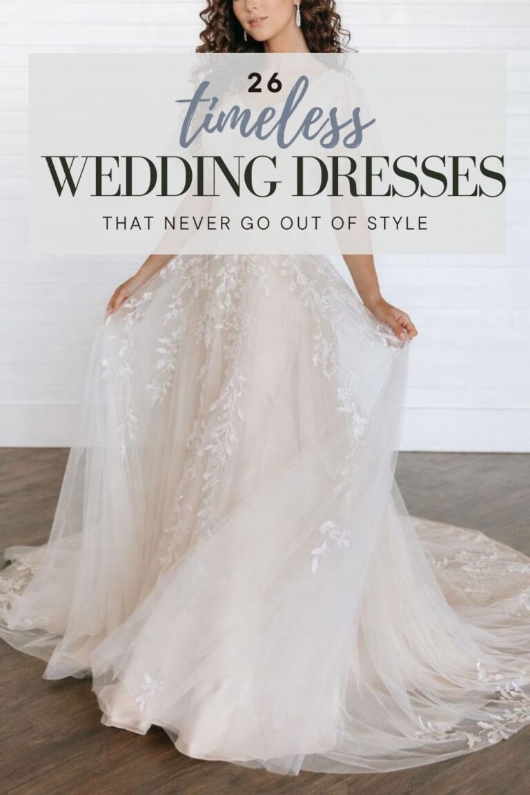 29 Timeless Wedding Dresses That Never Go Out of Style