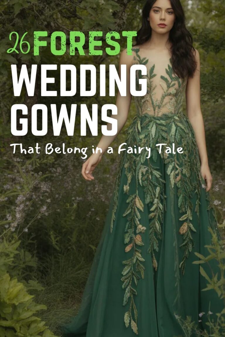26 Forest Wedding Dresses That Belong in a Fairy Tale