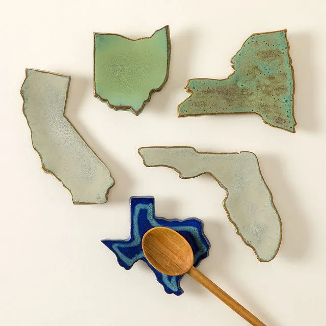 State Silhouette Spoon Rest