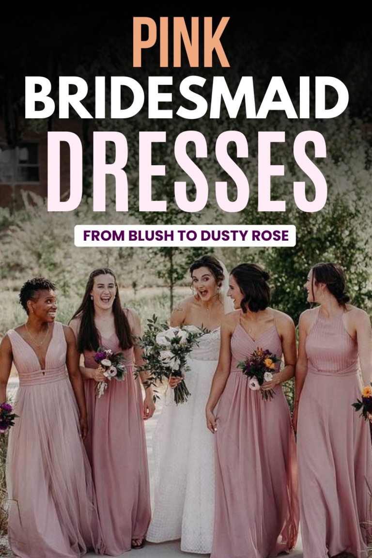 26 Pink Bridesmaid Dresses, From Pale Blush to Deep Mauve