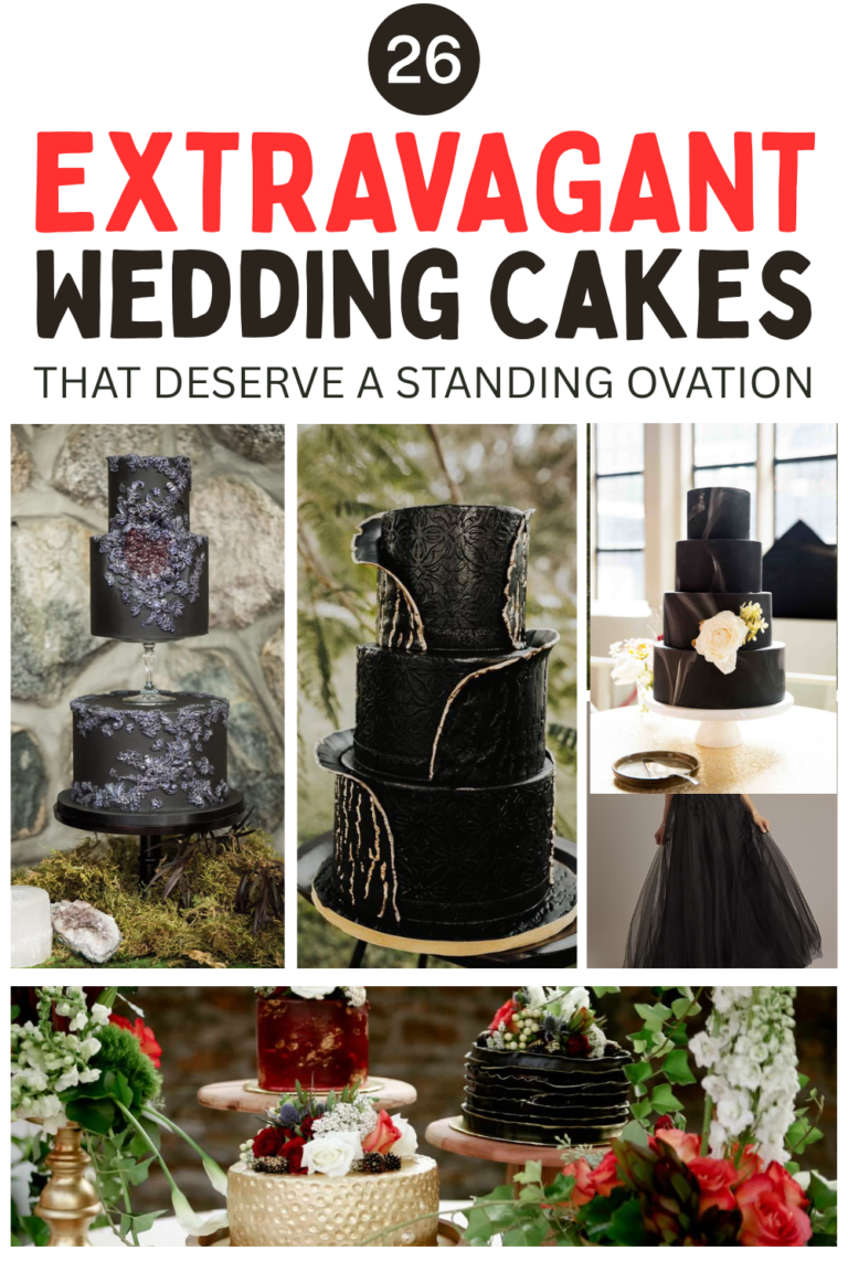 26 Extravagant Wedding Cakes That Deserve a Standing Ovation