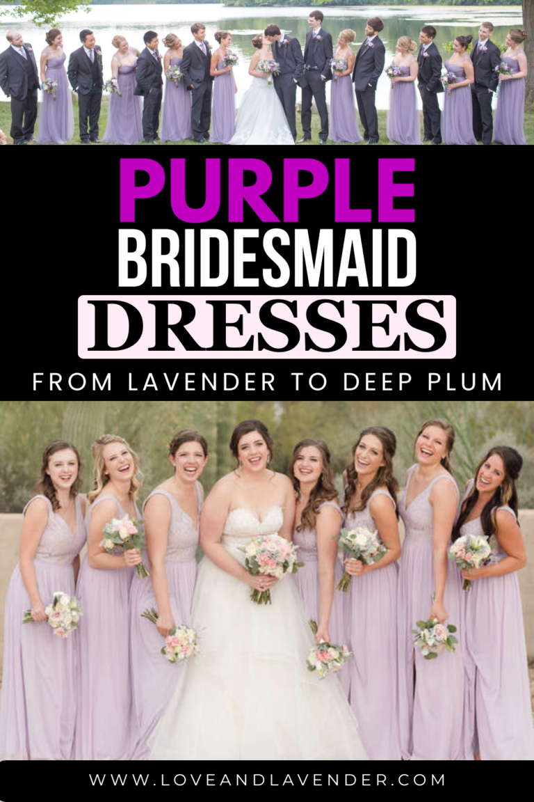 26 Purple Bridesmaid Dresses from Real Weddings to Settle the Shade Debate