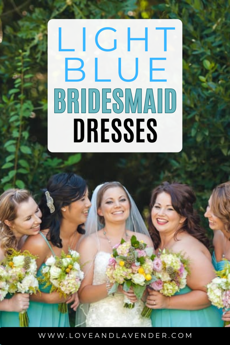 26 Light Blue Bridesmaid Dresses from Icy Pale to Dusty Cornflower (from Real Weddings)