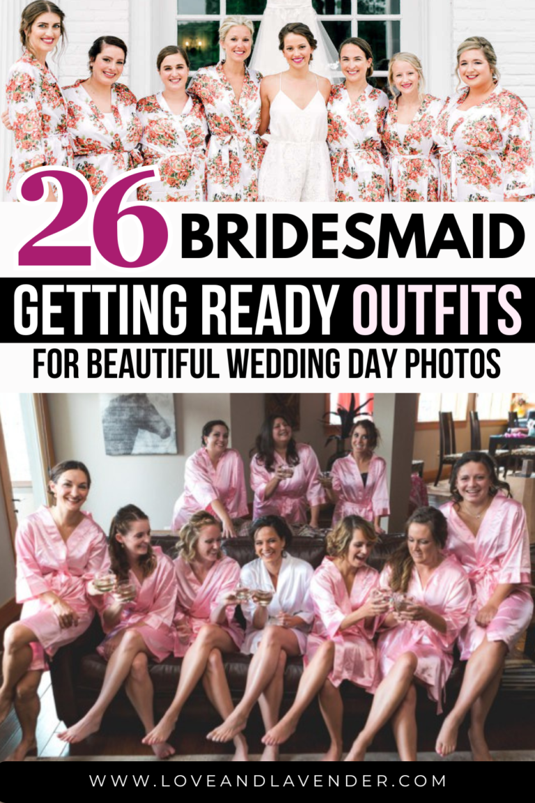 26 Bridesmaid Getting Ready Outfit Ideas That Make the Morning Worth Photographing