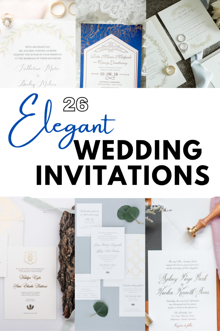 26 Elegant Wedding Invitations Worth Keeping for Years