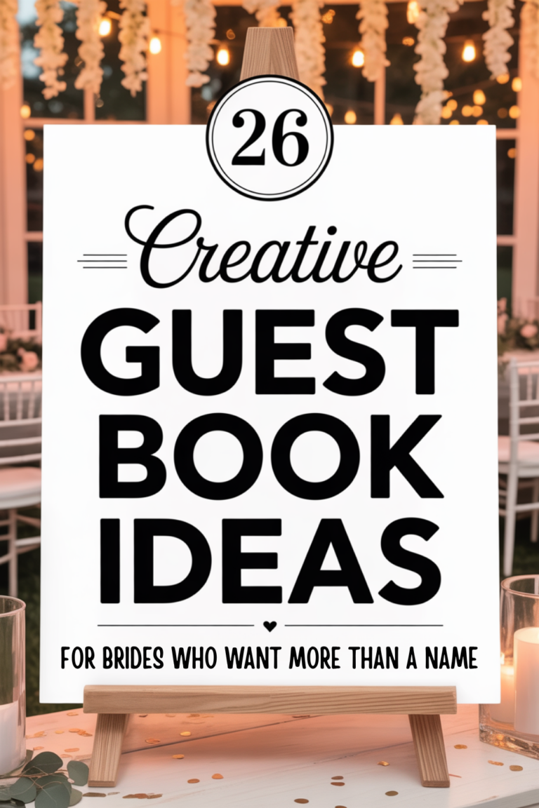 Guest Book Ideas for Wedding, From Classic Books to Conversation-Starters