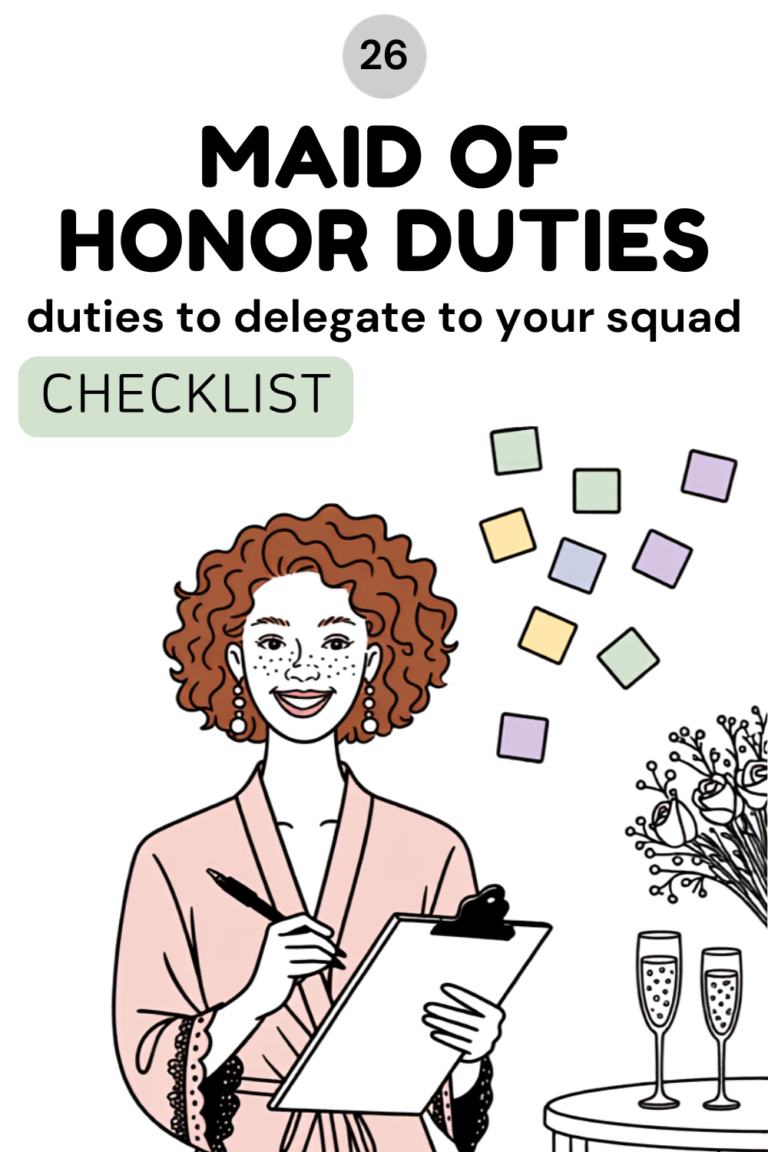 The Maid of Honor Duties Checklist: What to Do, When to Do It, and How to Keep Your Sanity