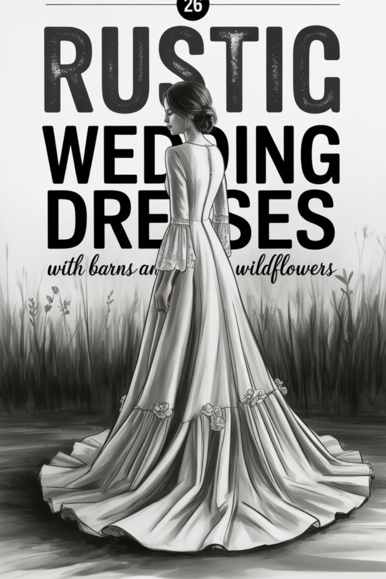 26 Rustic Wedding Dresses for Brides Who Chose the Barn Over the Ballroom