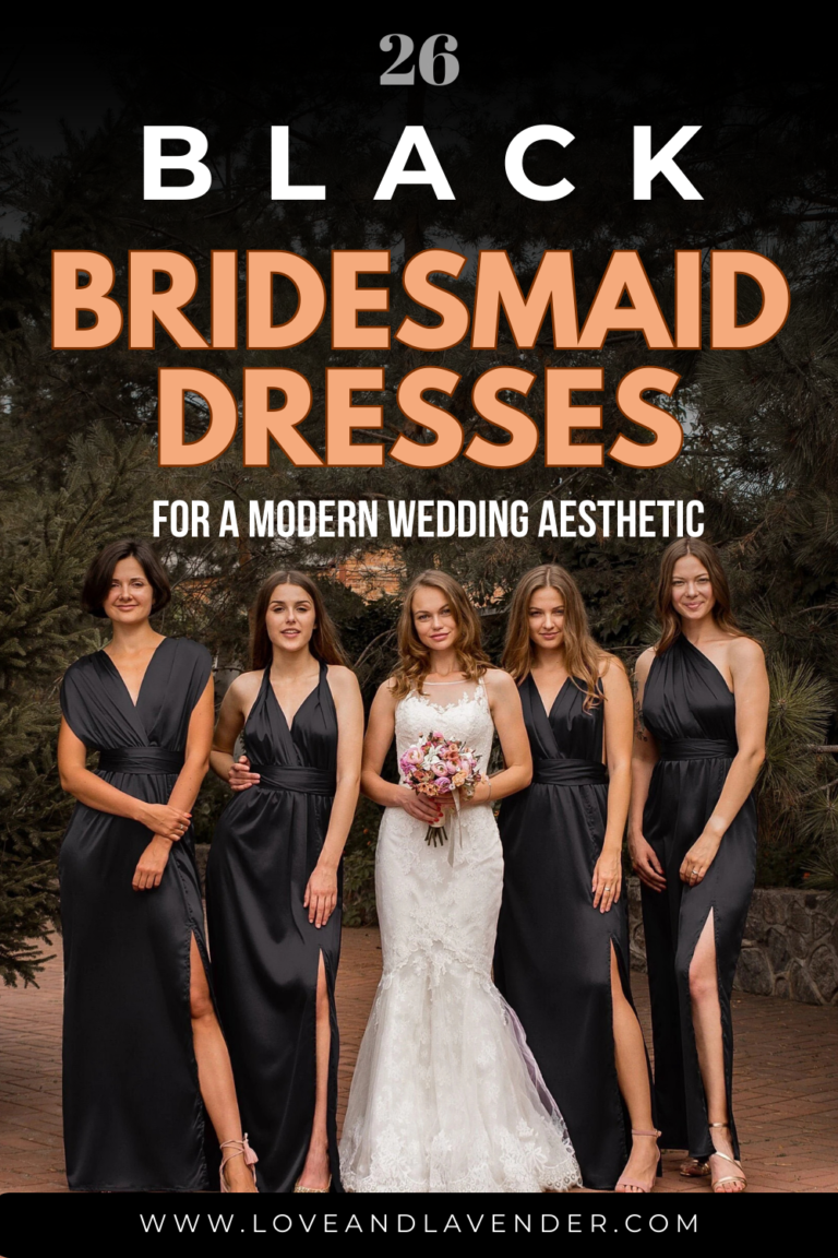 26 Black Bridesmaid Dresses That Look Chic in Every Season