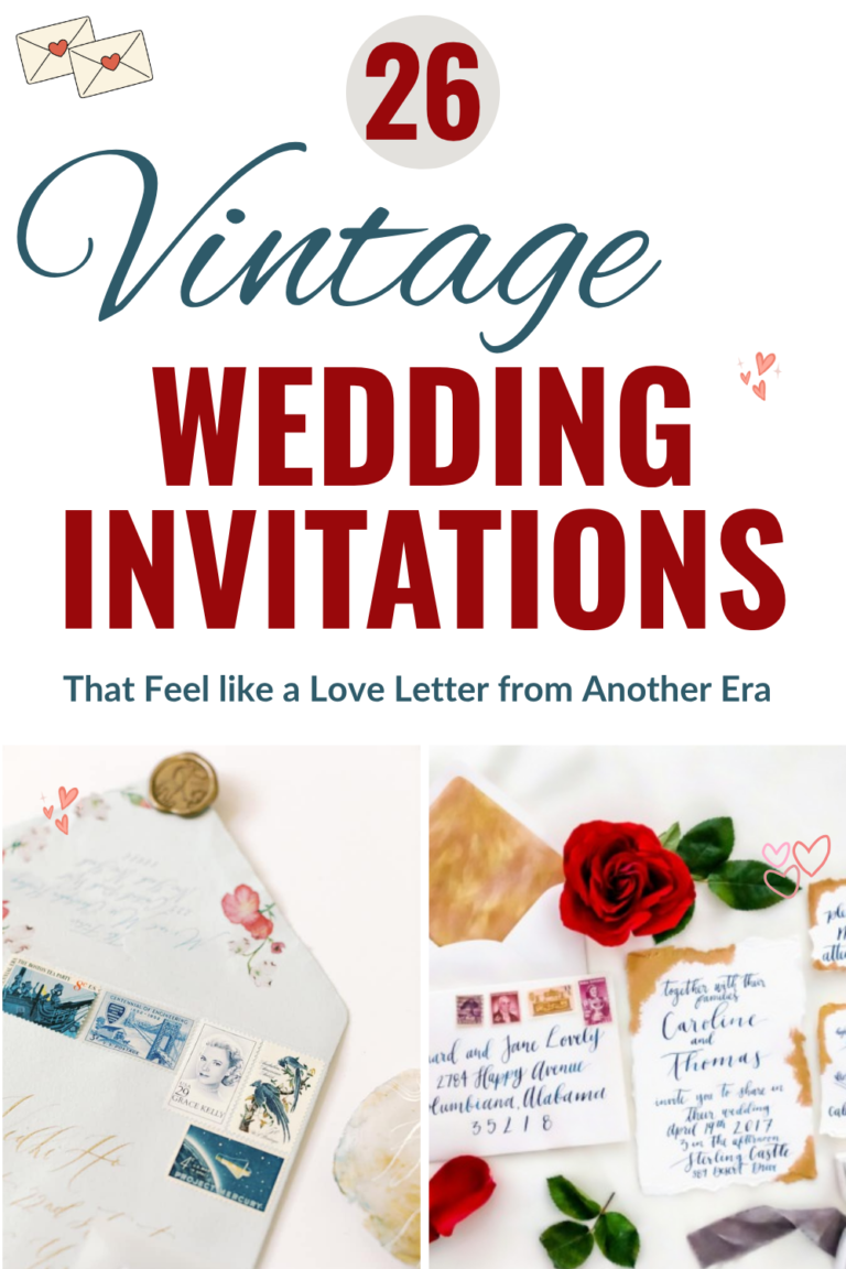 26 Vintage Wedding Invitations From Art Deco to Victorian