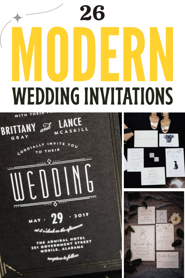 26 Modern Wedding Invitations for Brides Who Don’t Want Traditional