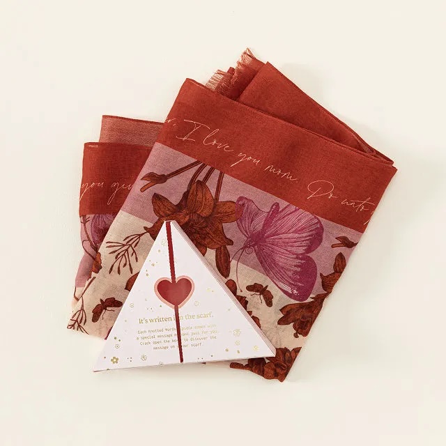Mom’s Fortune Cookie Message Scarf