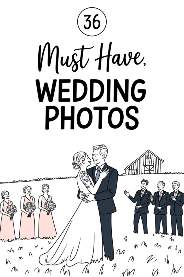 Wedding Photo Checklist: 36 Moments You’ll Regret Missing