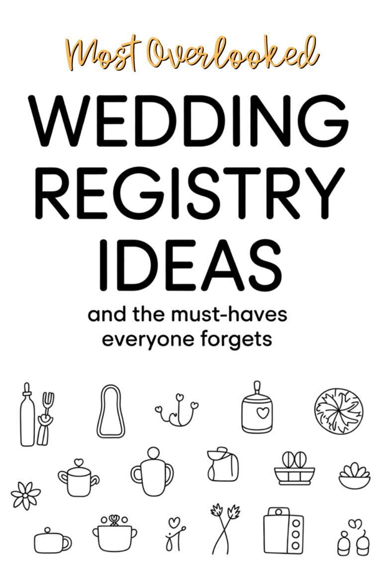 The Most Overlooked Wedding Registry Ideas (And the Must-Haves Everyone Forgets)