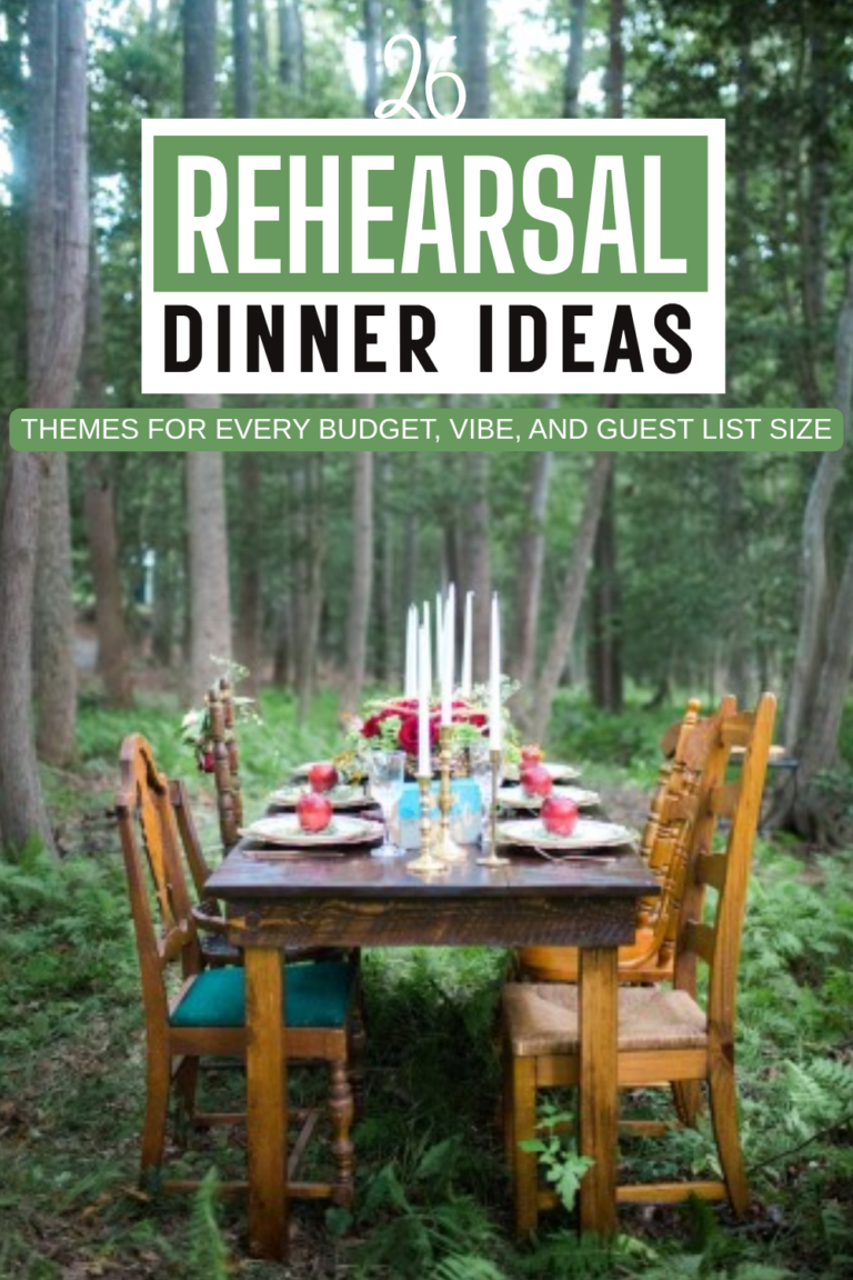 26 Rehearsal Dinner Ideas with Themes for Every Budget, Vibe, and Guest List Size