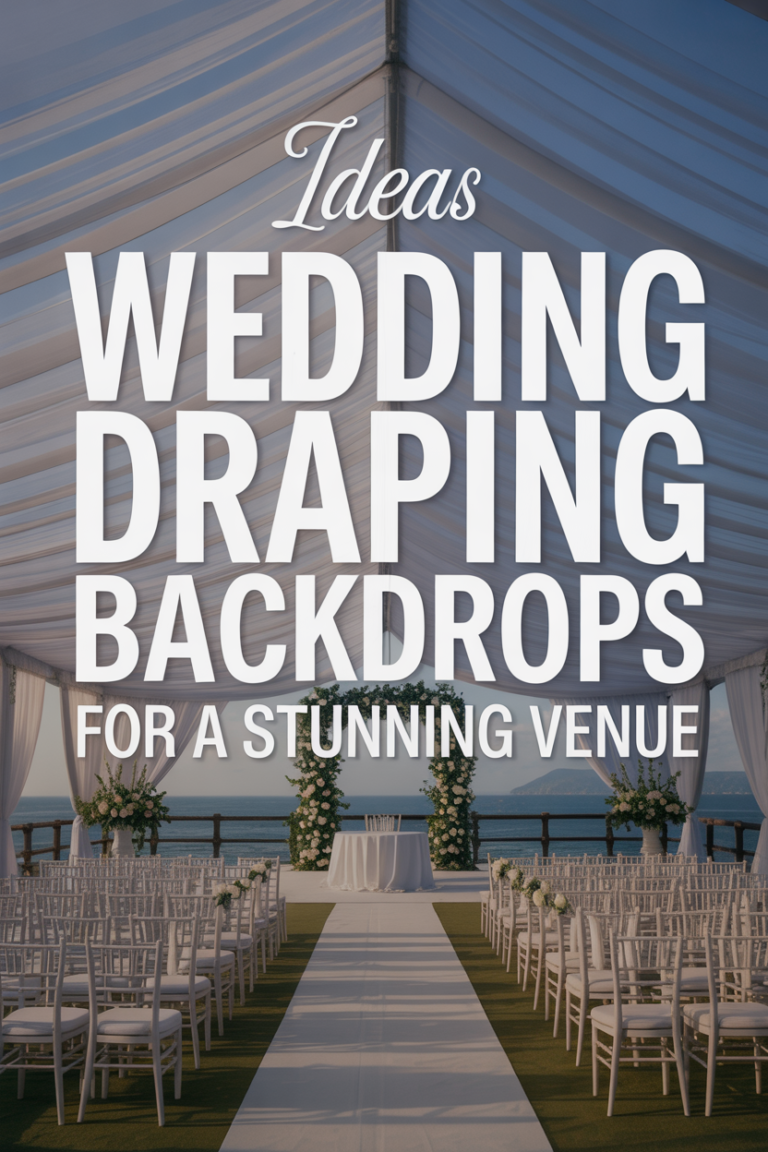 26 Wedding Draping Backdrop Ideas for Every Arch, Pergola, and Barn Ceiling