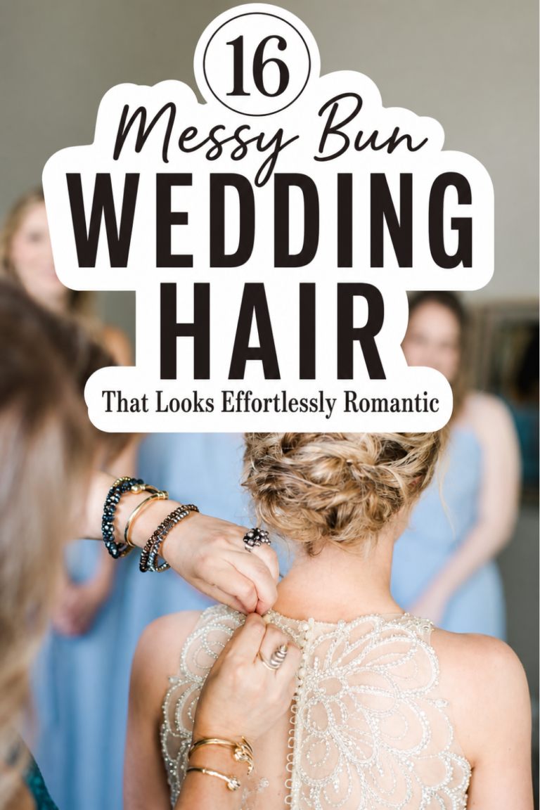 Messy Bun Wedding Hair Ideas That Photograph Well From Any Angle