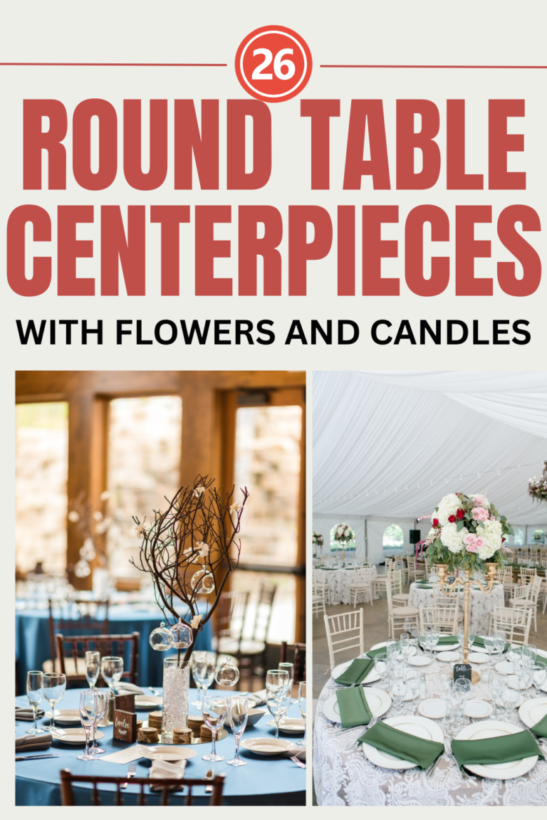 36 Round Table Centerpieces for Any Wedding Budget