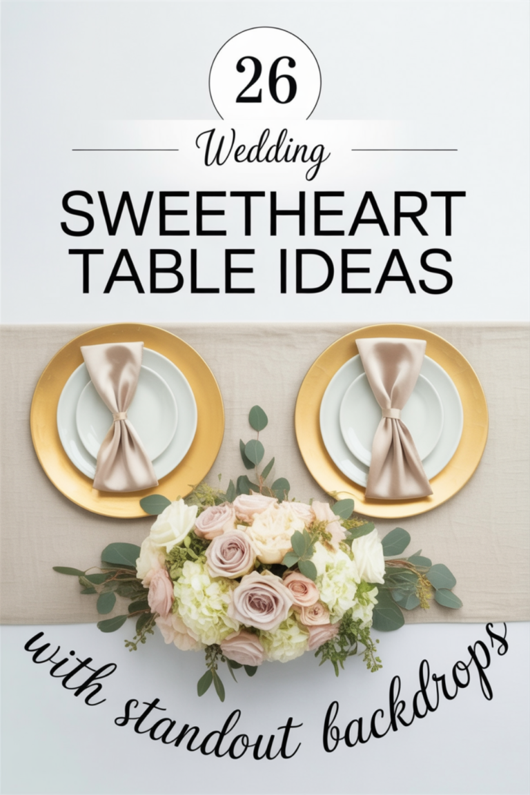 26 Sweetheart Table Ideas from Simple to Showstopping