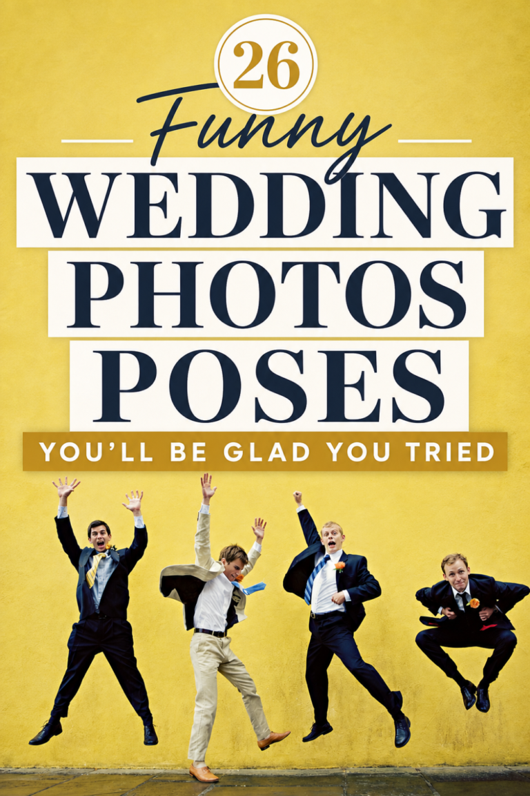 26 Funny Wedding Poses for Couples Who Refuse to Stand Still