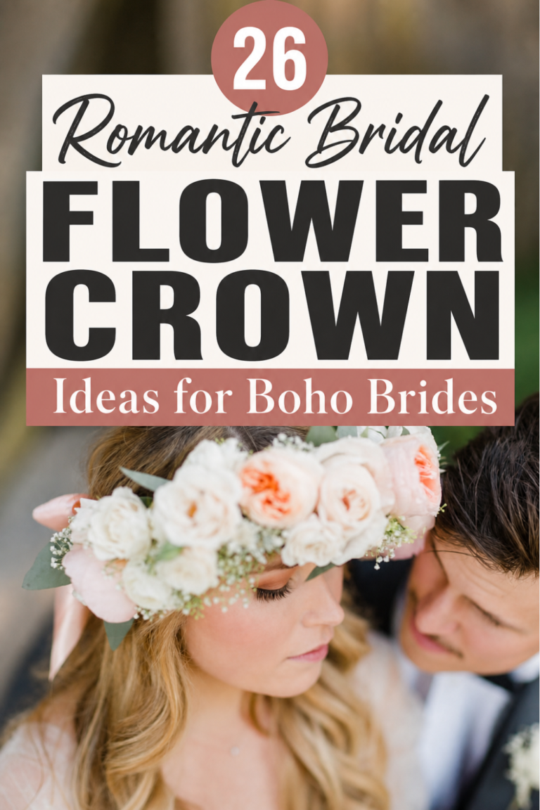 26 Bridal Flower Crown Ideas, From Baby’s Breath Halos to Full Garden-Rose Crowns