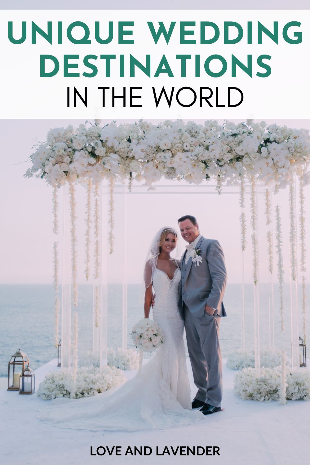 Real Love & Lavender Pinterest pin for wedding venue ideas