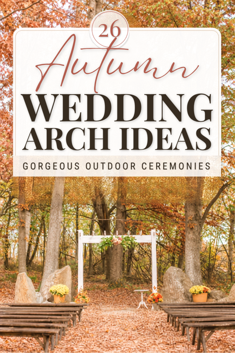 26 Fall Wedding Arch Ideas for a Ceremony Perfect for October