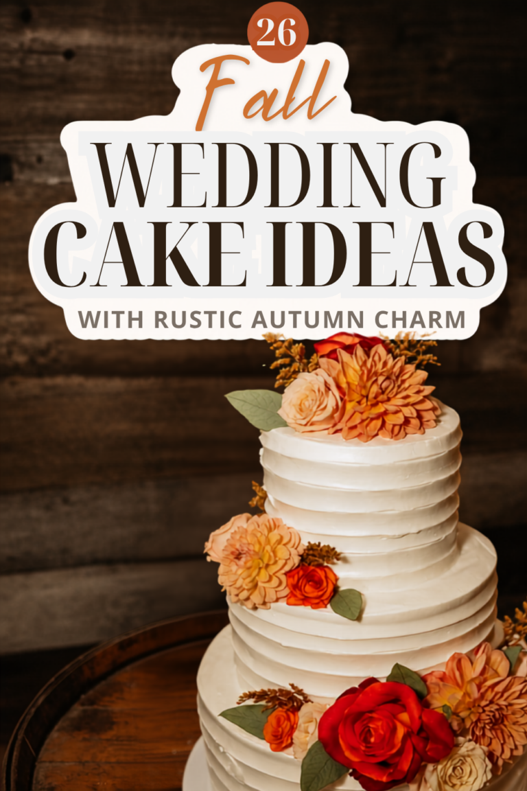 26 Fall Wedding Cakes to Inspire Your Autumn Dessert Table