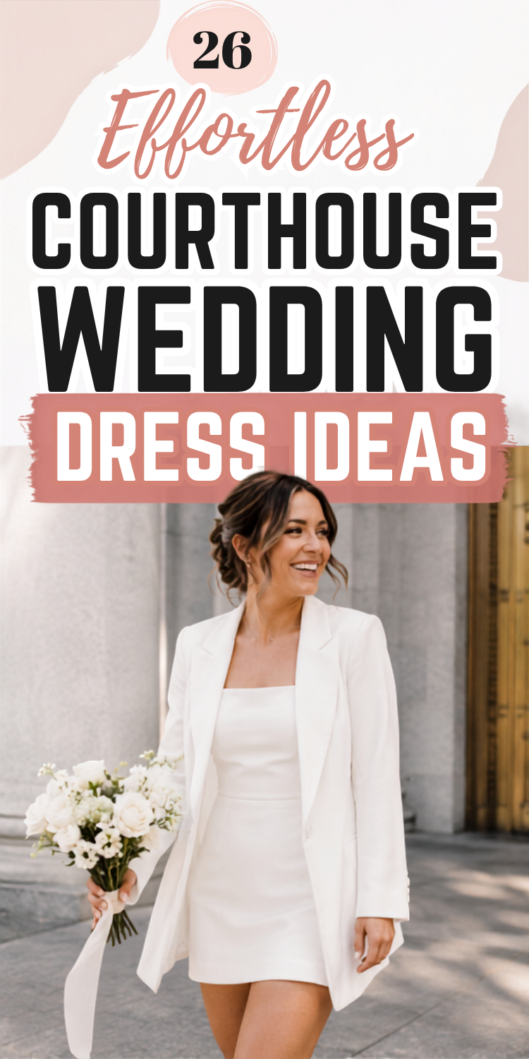 What to Wear to a Courthouse Wedding to Look Appropriate and Stunning