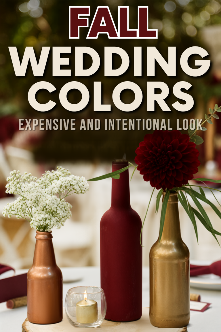 Fall Wedding Colors That Don’t Look Like Halloween