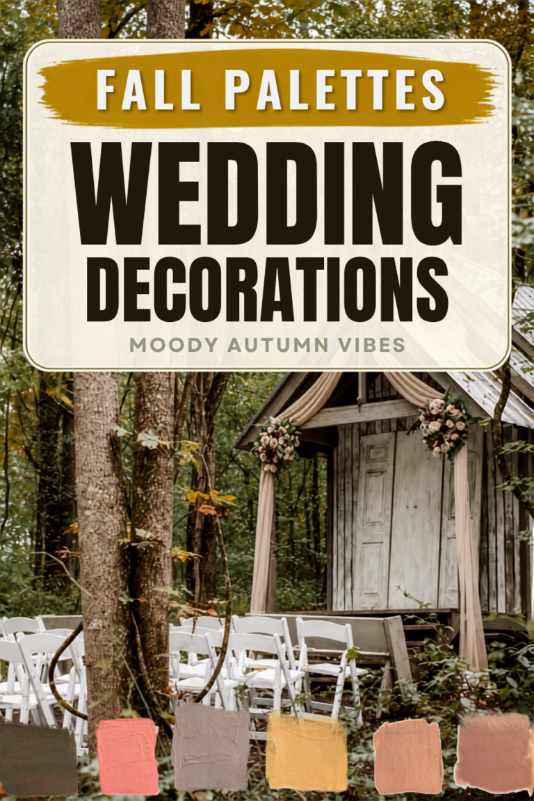 Fall Wedding Decor That Looks Like Fall, Not Halloween