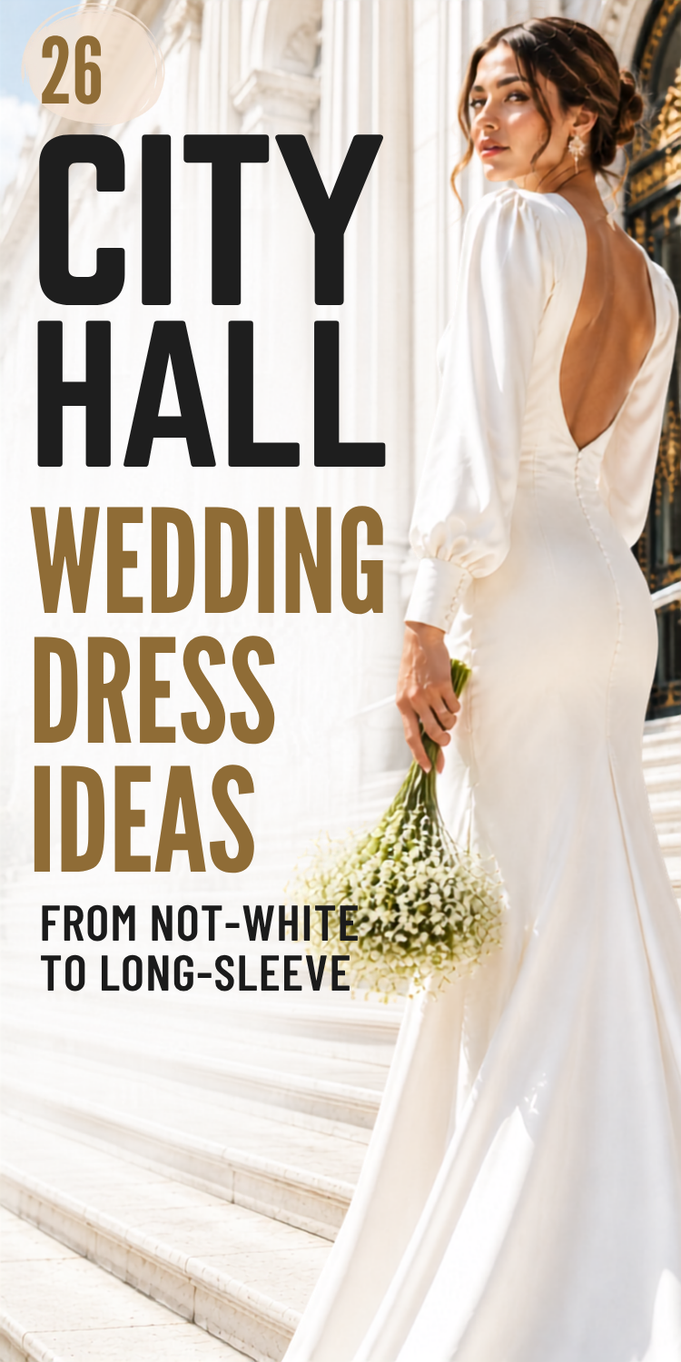 City Hall Wedding Dress Etiquette + Examples (Short, Midi, Tea-Length and More)
