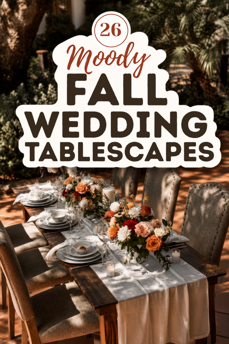 36 Fall Wedding Tablescapes in Every Autumn Colour