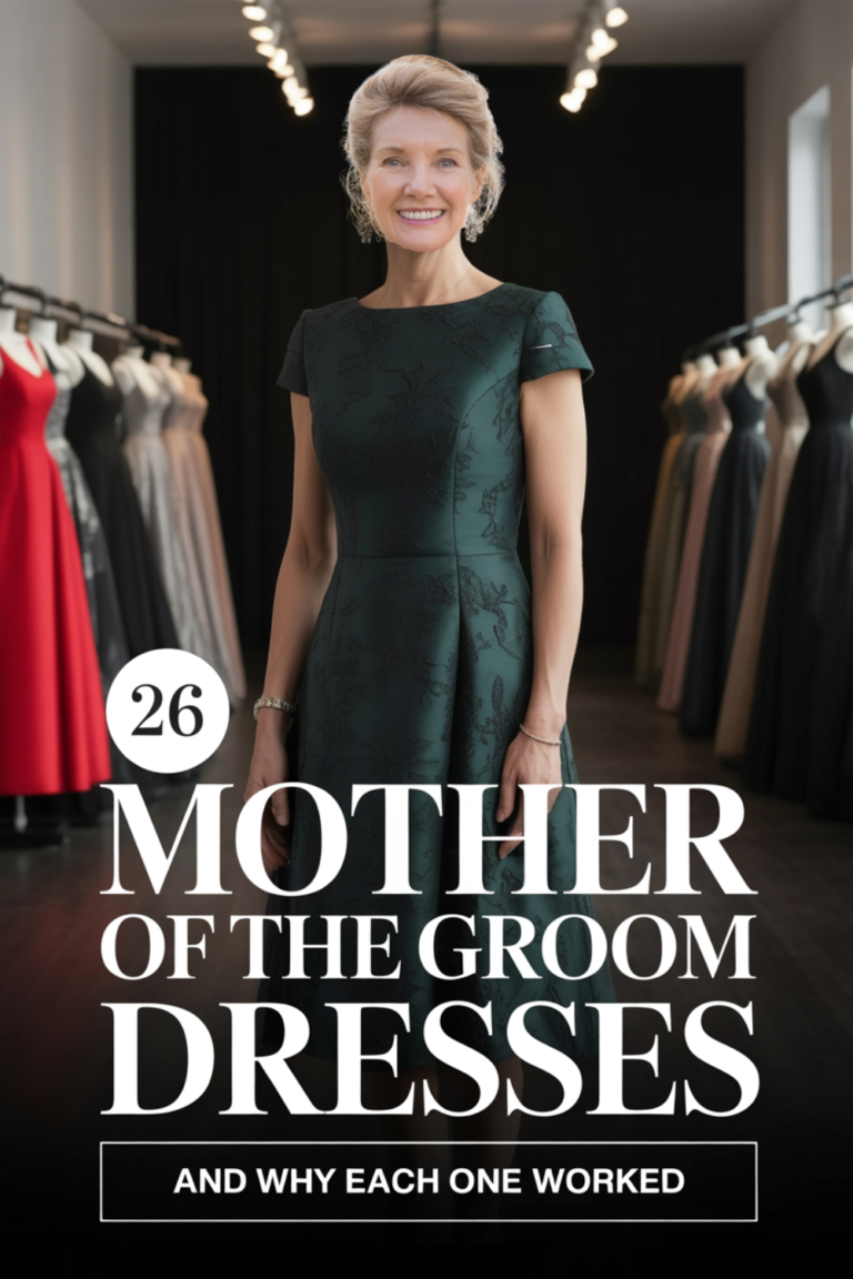 26 Mother of the Groom Dresses That Work for the Aisle Walk and the Mother-Son Dance