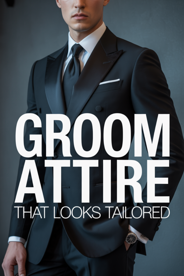 Groom Attire: Suit or Tux, What to Order When, and How to Get the Fit Right