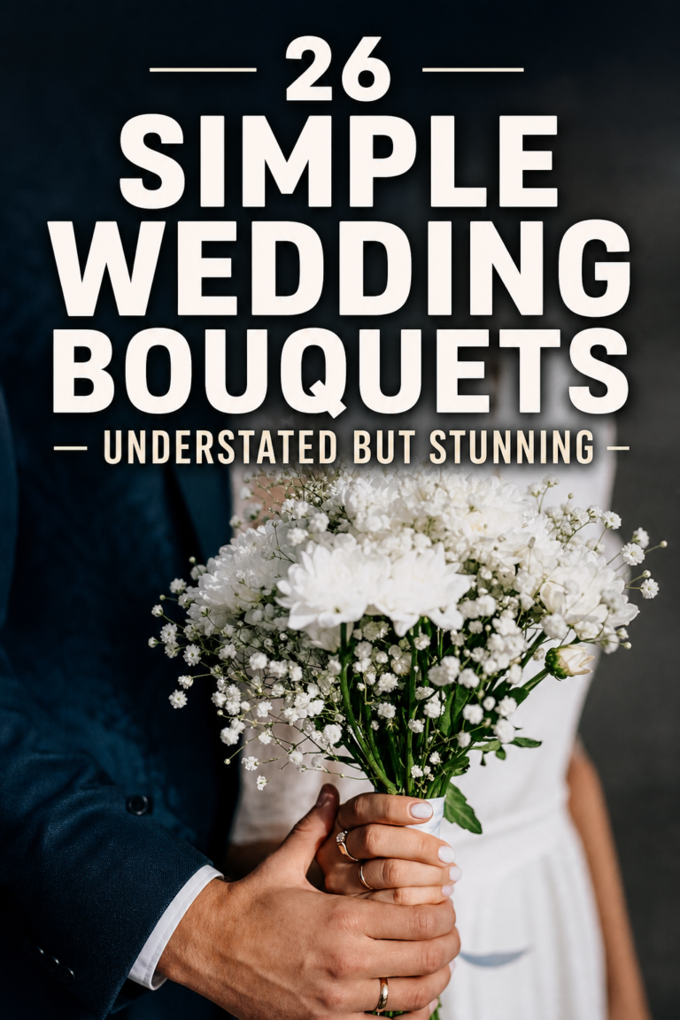 26 Simple Wedding Bouquets for Brides Who Hate Fussy Flowers