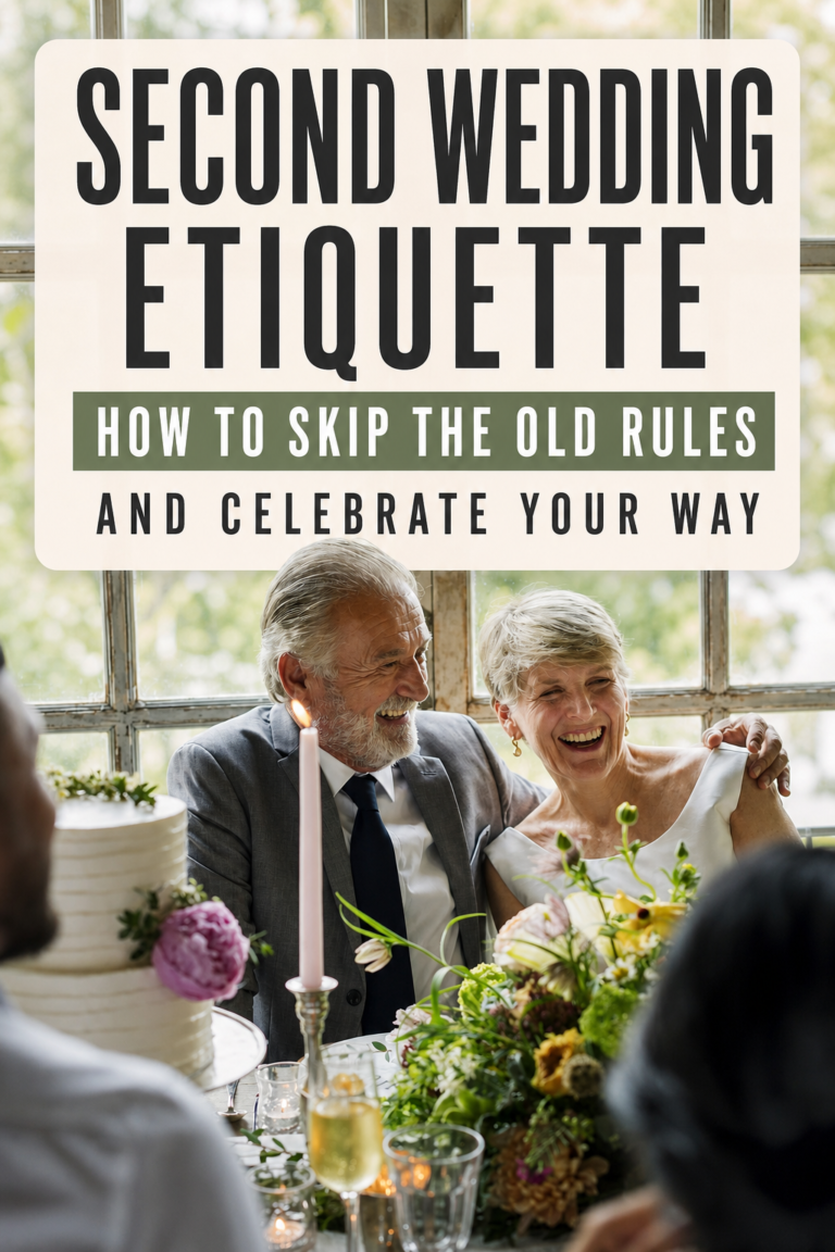 Second Wedding Etiquette: Modern Rules for Brides and Guests
