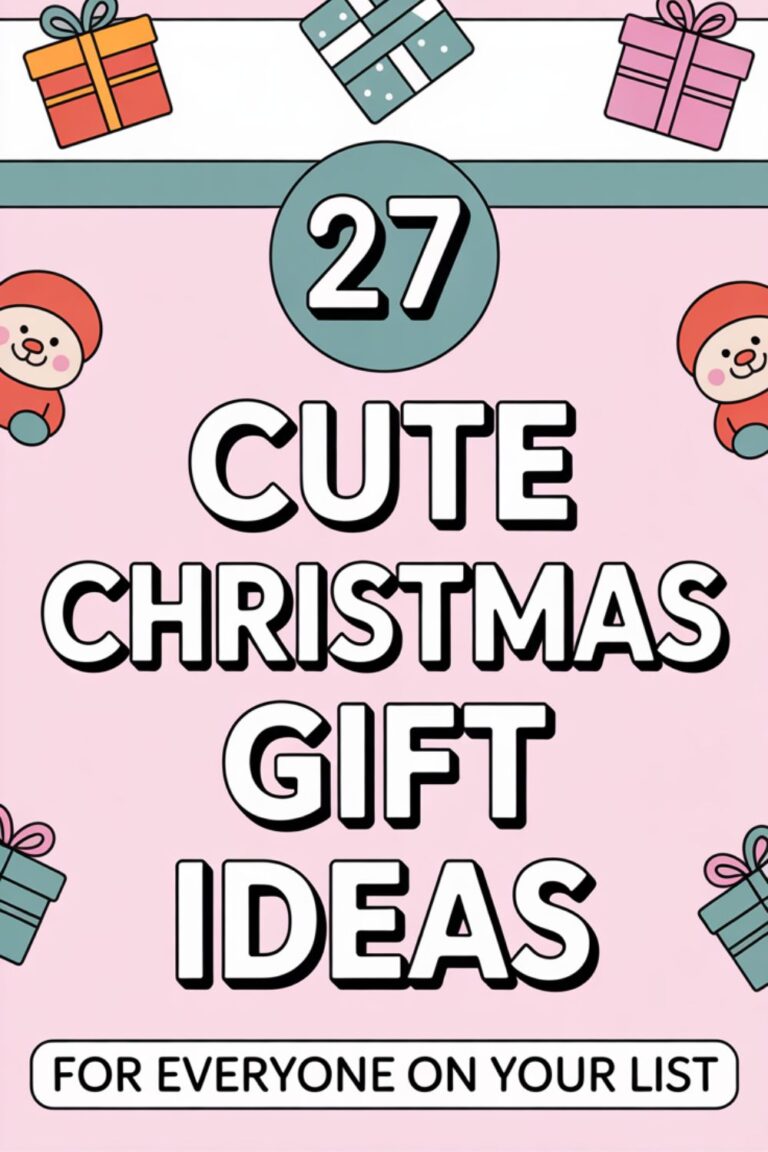 27 Cute Christmas Gift Ideas to Make Them Feel Special
