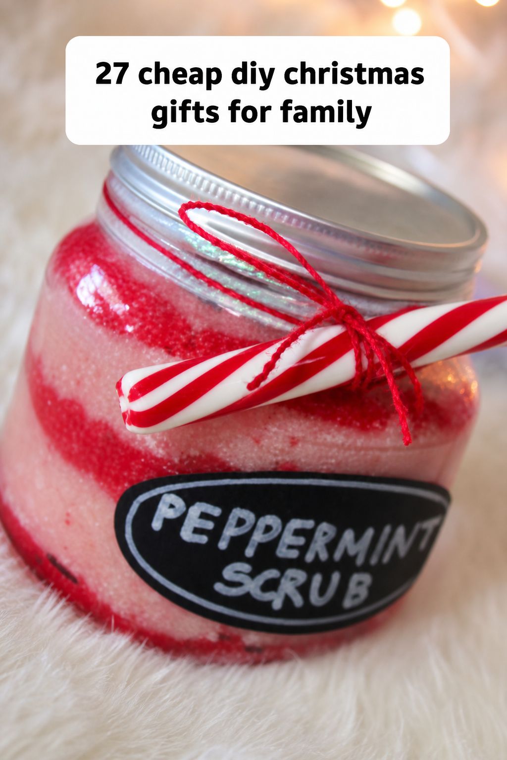 peppermint sugar scrub