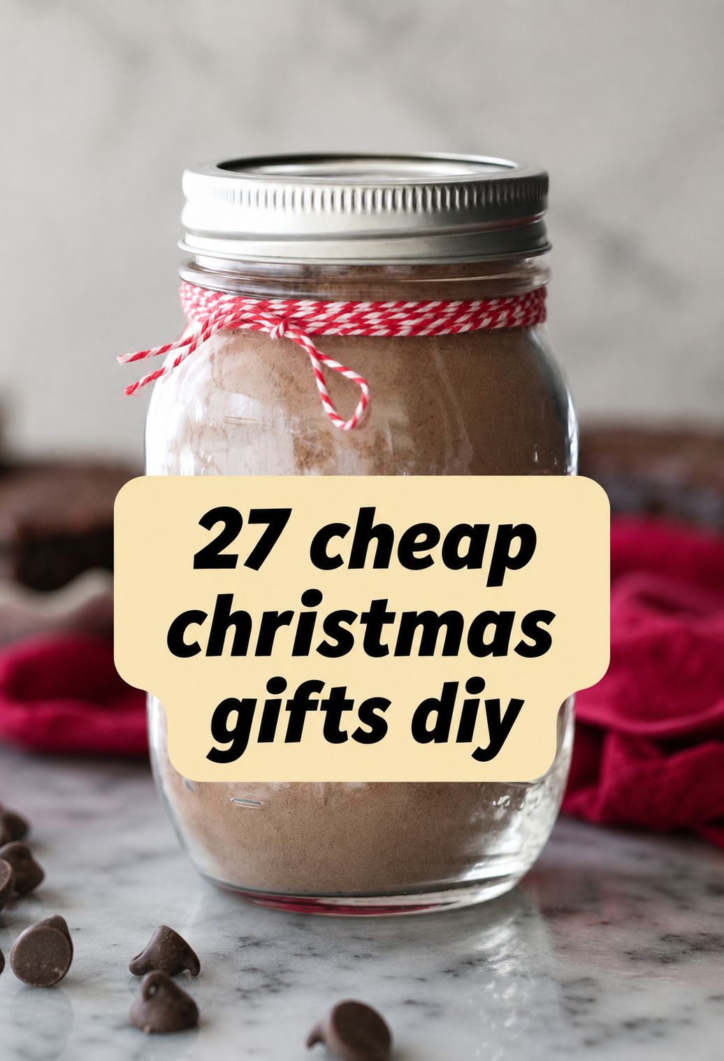 brownie mix jar