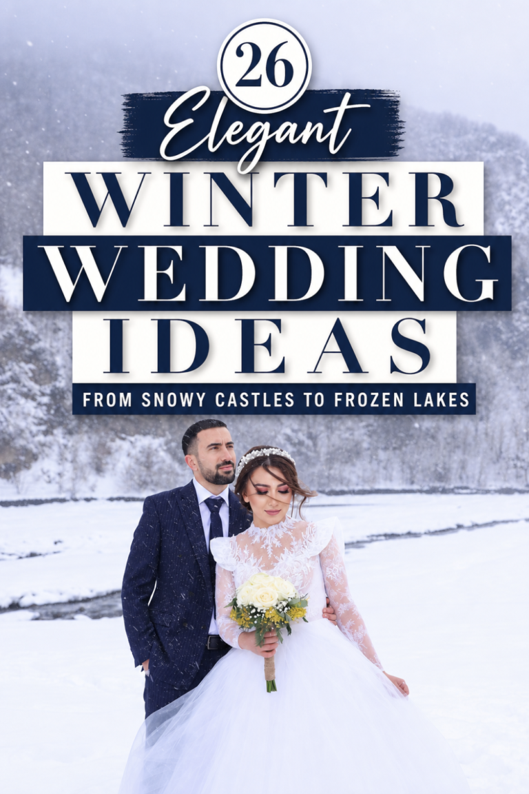 17 Elegant Winter Wedding Ideas from Snowy Castles to Frozen Lakes