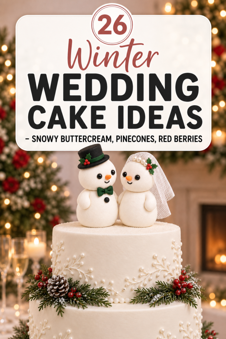16 Winter Wedding Cake Ideas Worth Braving the Cold For