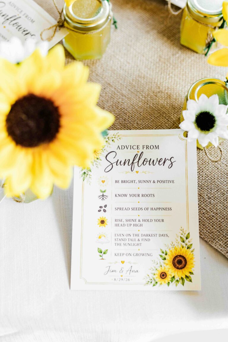 A Sunflower Themed Wedding at Altamont Manor