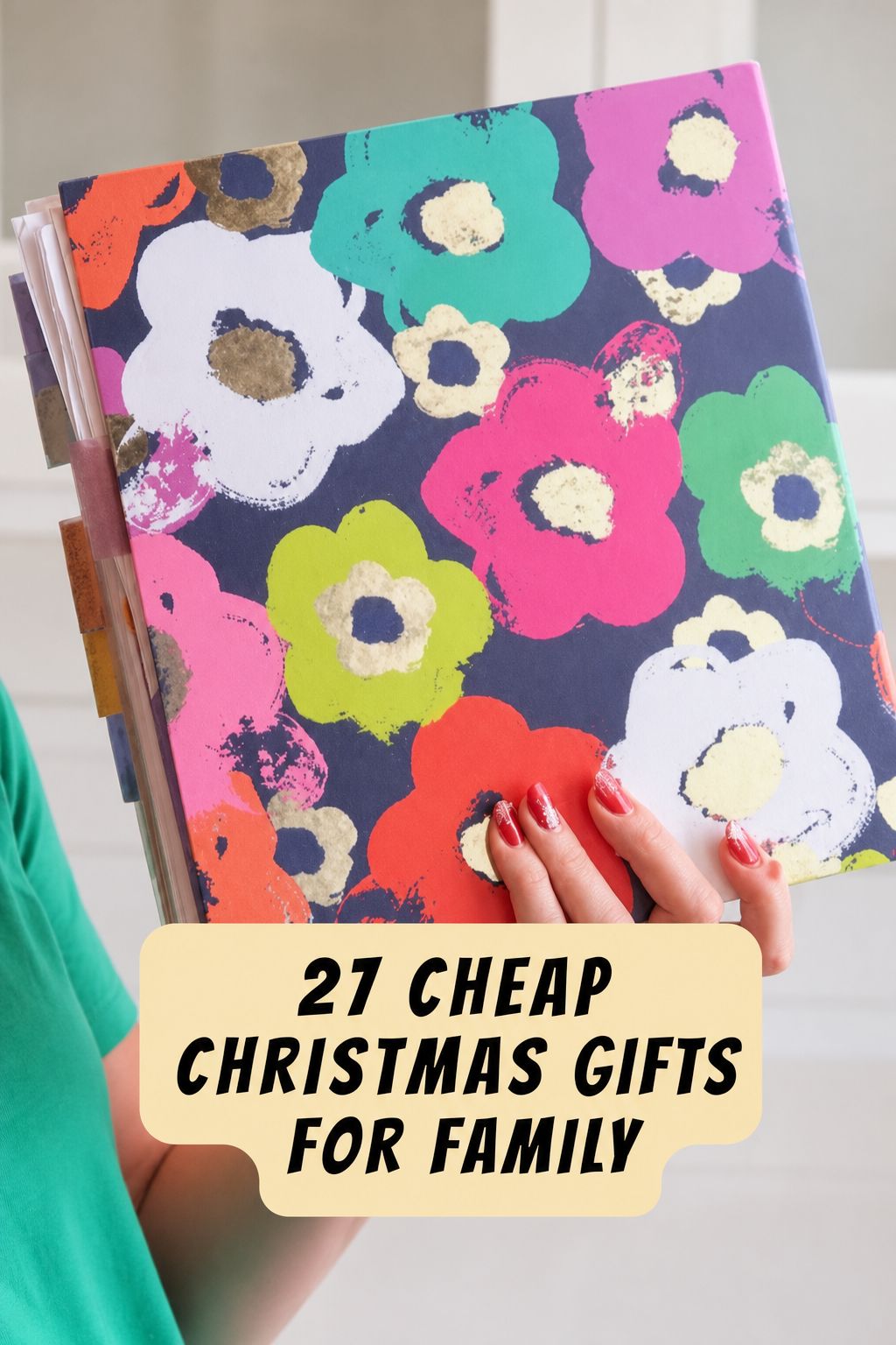 Family Recipe Binder as a cheap Christmas gift for family